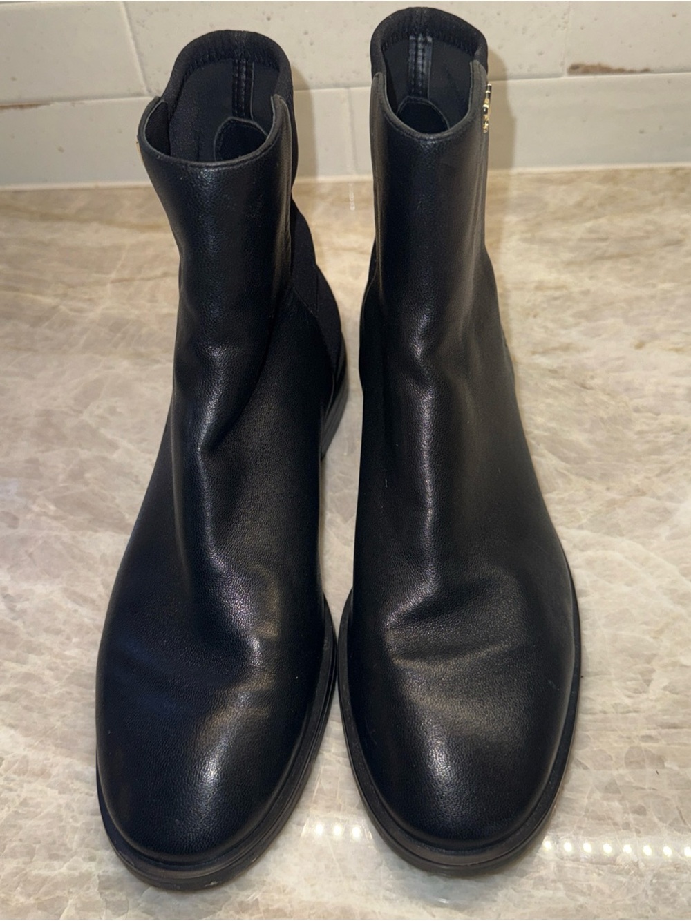 Stuart Weitzman Black Elemental Chelsea Boots - Picture 3 of 8